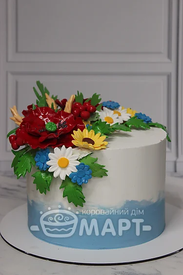 Торты без мастики -   Маки ТБМ1334