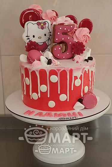 Торты без мастики - Hello Kitty ТБМ731