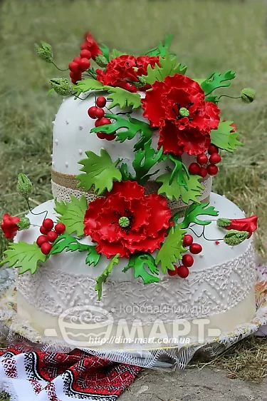 Караваи с мастичным оформлением - Калиновая песня Км60