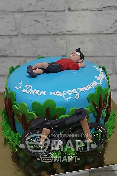 Ювілейні торти - Велосипедист Тп375