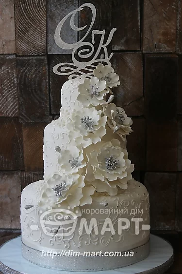 Короваї з мастичним оздобленням - Джейн Км104(срібний)