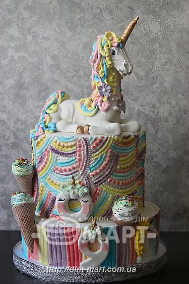 Дитячі торти - Єдиноріг Тд.394