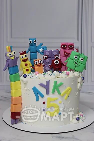 Торты без мастики - Numberblocks ТБМ1288