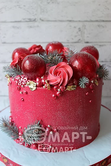 Торти без мастики - Merry Christmas ТБМ112