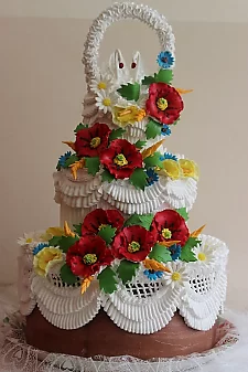 Короваї з білковим оздобленням - Кохання Кбм33