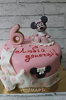 Микки Маус для девочки Тд70(розовый)