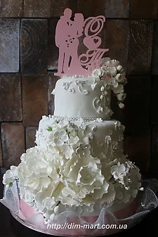 Весільні торти - Букет нареченої Тв155